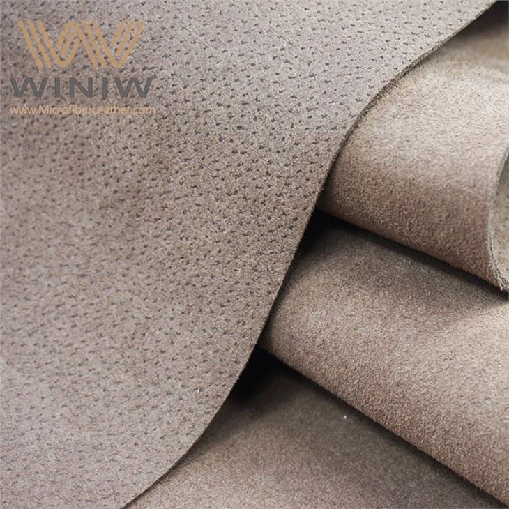 Embossed Faux Suede Fleece Fabric For Shoes Microsuede Fabric